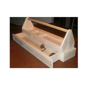 Handmade Wooden <b>Caddy</b> Decorative Storage for Farmhouse Home <b>Kitchen</b> Coffee Bar Bathroom Counter Everyday Organization - Product Image 5