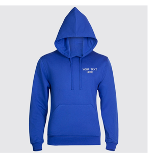 Sweat-shirt à capuche bleu pour homme, coupe classique, en molleton de coton, décontracté, pour l'automne, avec poche, doublure bleue, cordon de serrage - Product Image 1