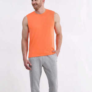 Hawk Eye Sports 2026 – Nouveau débardeur tricoté sans manches à col rond pour homme, couleur unie, décontracté, respirant et écologique - Product Image 4