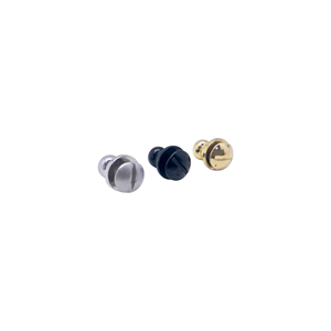 MING KEE METAL 6mm Matt Black Head Collar <b>Stud</b> for Leather Belt Use of Thin or Thick Strap with Round Ball Metal Collar <b>Studs</b> - Product Image 4