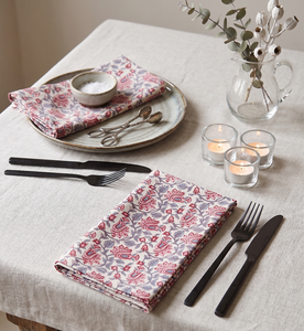 Vente en gros de magnifiques serviettes de table carrées en coton doux 100% faites à la main, imprimées à la main, écologiques, réutilisables, style américain, décoration de table - Product Image 5
