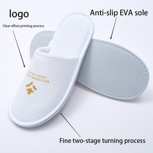Wegwerp antislip hotelslippers, antislip badslippers voor gasten, milieuvriendelijke verpakking, aangepast logo, alle seizoenen - Product Image 5