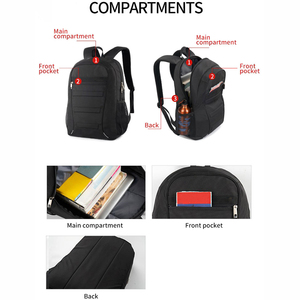Black <b>Water</b> <b>Resistant</b> Tactical <b>Backpack</b> Anti Theft Laptop Bag USB Charging Port Large Capacity for Travel School Work - Product Image 6