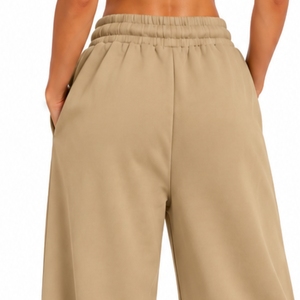 Pantalon de survêtement évasé long pour femme, style décontracté quotidien, coupe ample, imprimé bouffant, pour femme moderne - Product Image 5