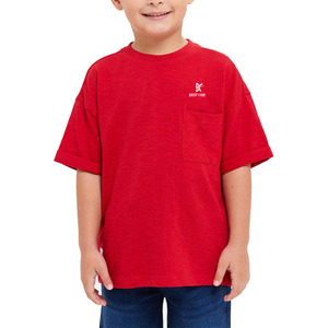 New Arrival Premium Quality Winter Basics Kid's Oversized T Shirts Casual Wear Breathable Comfortable Kid's Oversized T Shirts - Product Image 1