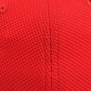 Gorra de Béisbol Unisex Roja de 6 Paneles, Color Sólido, Malla Transpirable, Estilo Casual para Adultos, Primavera/Verano - Product Image 6