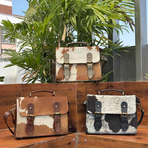 Bolsos de mensajero cruzados de gran capacidad de piel de vaca para mujer clásicos de lujo de fabricante personalizado recién llegados bolsos de cuero genuino - Product Image 4