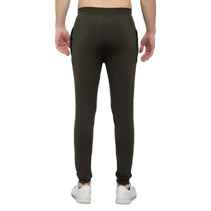 Pantalon de survêtement noir pour homme, taille élastique, cordon de serrage, avec poches latérales, pantalon long décontracté, vêtements d'automne - Product Image 3