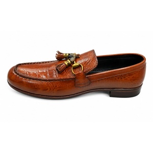Zapatos de Cuero para Hombre al por Mayor, Baratos, de la Mejor Calidad, con Punta en Pico, Elegantes, para Boda y Oficina, Mocasines Transpirables de Cuero Vacuno, Sin Cordones - Product Image 1