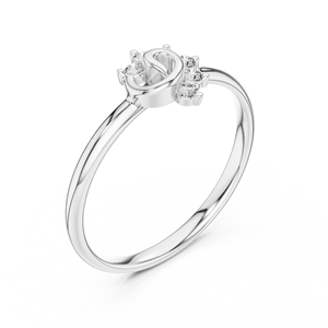 Anillo Elegante y Minimalista de Plata 925 con Baño de Oro Rosa y Moissanita para Mujer, Diseño Impermeable - Product Image 4