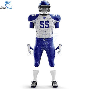 Custom Design American Football Uniform Custom Team Name Football Jersey Pants Set Short Quick Dry Breathable Professional Teams - Product Image 3