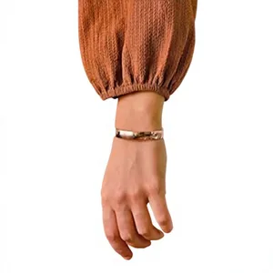 Luxury Copper Wrist Bangle Exquisite Design Promotional Novelty Gift Solid Copper Minimalist Stackable Jewelry Fashion <b>Accessory</b> - Product Image 6