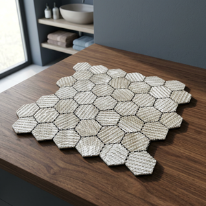Dernier modèle magnifique fait à la main antique mosaïque porcelaine dosseret 3D carreaux muraux en céramique 30x30cm de forme aléatoire - Product Image 4