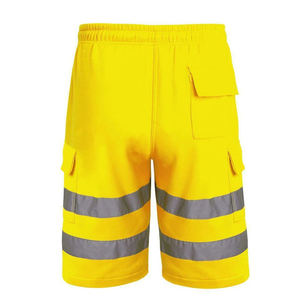 Shorts de travail haute visibilité pour hommes, réfléchissants, style cargo, pour l'été, vêtements de sécurité pour le bâtiment et le commerce - Product Image 3