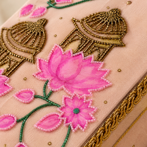 **Bridal Lid <b>Box</b> Handmade Wedding <b>Gift</b> Packaging Jewelry Storage Hamper <b>Box</b> Indian Shagun Organizer for <b>Brides</b> Decorative <b>Box</b> - Product Image 3