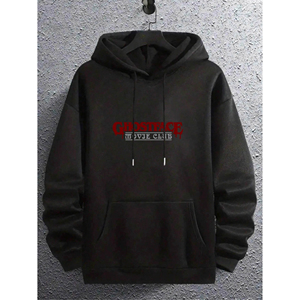 เสื้อฮู้ดผู้ชาย Ghostface Movie Club สีดำ ผ้าฝ้ายเฟรนช์เทอร์รี่ ทรงปกติ สวมใส่สบายๆ สำหรับฤดูใบไม้ร่วง มีกระเป๋า - Product Image 1