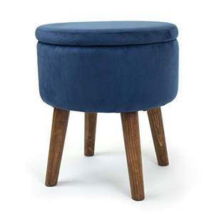 Sloan 16 \ "vellour rotondo sgabelli Ottoman e pouf prodotto - Product Image 2