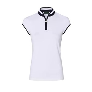Polo à manches longues pour femme – Tissu léger et respirant en coton extensible avec logo brodé - Product Image 1