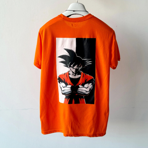 T-shirt vintage pour homme en polyester/coton tricoté, délavé, imprimé DTG, qualité supérieure, effet vieilli, coupe oversize - Product Image 1