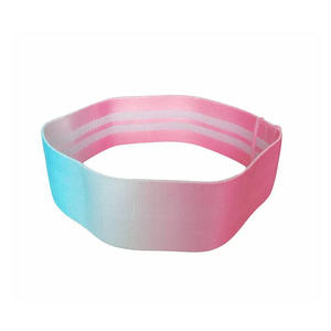 Adjustable Non-Slip Comfortable Breathable Neoprene Hip Circle Resistance <b>Band</b> <b>Exercise</b> Stretch Customized Printed Gym Fitness - Product Image 2