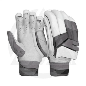 Gants de cricket de qualité supérieure, sangle Velcro réglable, paume en cuir rembourrée absorbant les chocs, unisexe, pour entraînement et compétition - Product Image 2