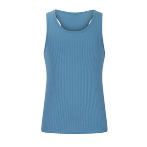 Camisetas de Gimnasio para Hombre al por Mayor, OEM, Personalizadas, Nuevo Diseño, Lisas, Elásticas, Cuello Redondo, Sin Mangas, Corte Ajustado, 100% Poliéster - Product Image 2