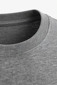 T-shirt décontracté pour homme, gris, avec logo sur le devant, manches courtes, coupe classique, col rond, 100% polyester, séchage rapide - Product Image 5