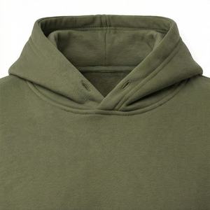 Sweat-shirts personnalisés de streetwear haut de gamme pour hommes, 100% coton, molleton épais, à capuche, col rond, séchage rapide, respirant, avec poche, pour l'hiver - Product Image 4