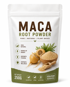 ผงราก Maca สีเหลืองตาข่ายละเอียด100% ผงราก Maca สีเหลืองบริสุทธิ์รองรับพลังงานไลฟ์สไตล์ที่แอคทีฟความแข็งแกร่งและความเป็นอยู่โดยรวม - Product Image 1