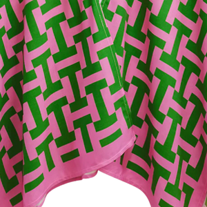 AKA <b>Pink</b> & Green Geometric Viscose Ruana Lightweight Kimono Cover Up Open Front Shawl <b>Wrap</b> Women's Fashion - Product Image 6