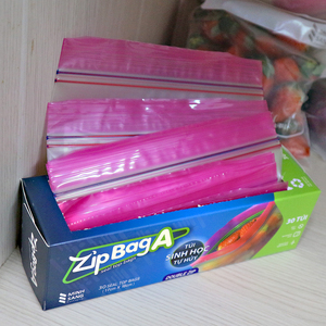 Sac de stockage alimentaire durable à double fermeture éclair avec conception étanche pour un emballage alimentaire sûr et hygiénique - Product Image 6
