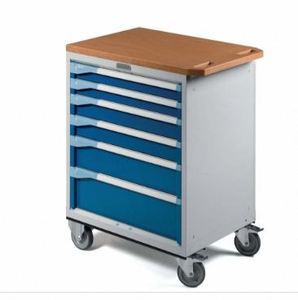Chariot d'hôpital multifonction en plastique ABS pour anesthésie, médicaments, urgences, mobilier hospitalier, 40 lb - Product Image 4