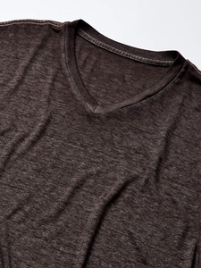 T-shirts personnalisés en coton pour hommes, t-shirts vierges 100 % coton, impression de t-shirts pour hommes, t-shirts à col en V, vêtements pour hommes 2025 - Product Image 6
