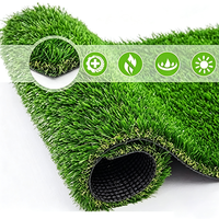 Gazon artificiel adapté aux animaux domestiques, résistant aux UV, gazon synthétique à bonne drainage, gazon artificiel pour jardin et cour