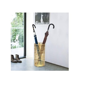 Soporte para Paraguas de Acero Inoxidable con Ruedas, Diseño Moderno, Tamaño Personalizado, Color Plateado - Product Image 2