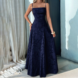 Robes de soirée vintage en gros, robes longues brodées très tendance, robes de soirée maxi - Product Image 6