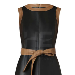 Servicio OEM, Vestido de Cuero Genuino para Mujer, Tejido Suave y Cómodo, Material Duradero, Vestido de Cuero - Product Image 5