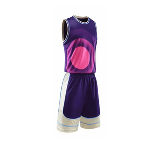 Uniformes de Baloncesto Ekin Impex, Conjunto Morado sin Mangas con Cuello Redondo, Secado Rápido, Sublimados, Reversibles, Unisex para Adultos - Product Image 6