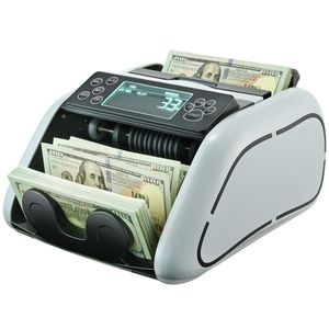 Machine de comptage d'argent grande capacité avec tri automatique des billets, détection de contrefaçon UV, MG et IR, comptage de devises USD et EUR - Product Image 3