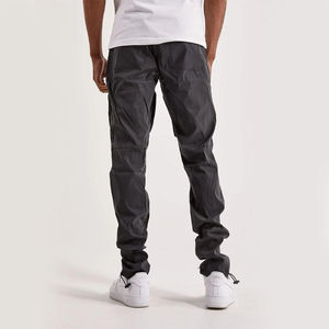 Pantalon cargo pour homme, style utilitaire multi-poches, coupe décontractée, confortable, 100% coton, léger - Product Image 3