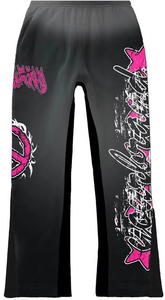 เสื้อฮู้ดดี้ผู้ชายสไตล์ Y2K ลายกราฟิกแบบฟอกสี ชุดวอร์มพิมพ์ลาย DTG ตามสั่ง - Product Image 2