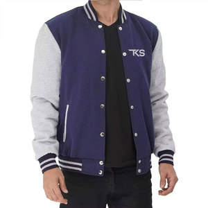 Nouvelle collection : Blouson universitaire d'hiver à prix de gros, avec manches douces et design streetwear décontracté et élégant - Product Image 1