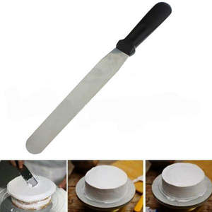 Espátula para Pasteles de 10 Pulgadas con Hoja de Acero y Mango de Plástico, Herramienta Duradera y Reutilizable para Decoración de Pasteles y Repostería - Product Image 4