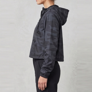 <b>Women</b> <b>Windbreaker</b> Hoodie/ Camouflage Lightweight Casual Waterproof Hoodies 1\4 Quarter Zip <b>Windbreaker</b> Hoodie <b>Women</b> - Product Image 3