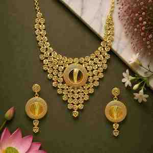 เครื่องประดับแฟชั่นขายส่ง ทองชุบ 14K18K24K แบบไมครอน สไตล์ดูไบ ตุรกี สร้อยคอยาว ดีไซน์ดั้งเดิม เครื่องประดับโอโร จอยเอเรีย - Product Image 2
