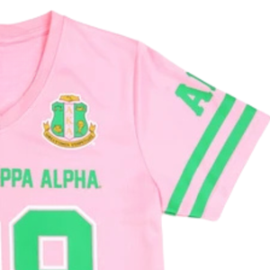   Camiseta Deportiva Rosa de Fútbol para Mujer, Manga Corta, Estampado Gráfico, Estilo Casual, Deportivo, Oversize, Estilo Universitario, Streetwear - Product Image 5