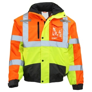 Durable Reflective <b>Jacket</b> High Visibility Workwear Safety Protective Industrial Outdoor Construction Safety <b>Jacket</b> - Product Image 1