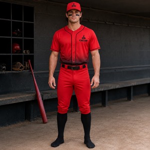 Uniforme de Béisbol Personalizado, Ropa Deportiva para Equipos, Confeccionada con Tela Suave y Transpirable para Escuelas, Clubes, Academias, Partidos de Liga - Product Image 1