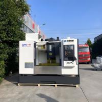   Centro de Mecanizado CNC de Alta Precisión de 3 Ejes VMC1160, Máquina CNC Vertical de Metal, Sistema de Control Fanuc Gsk Mitsubishi BT40