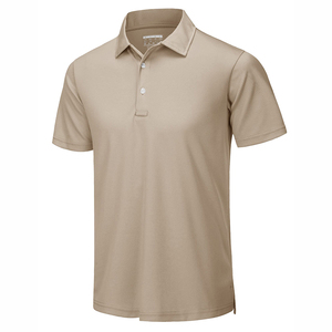 Camiseta polo básica moderna para hombre, tela de algodón, transpirable, tacto suave, diseño con cuello y manga corta, ropa cómoda para el día a día - Product Image 3